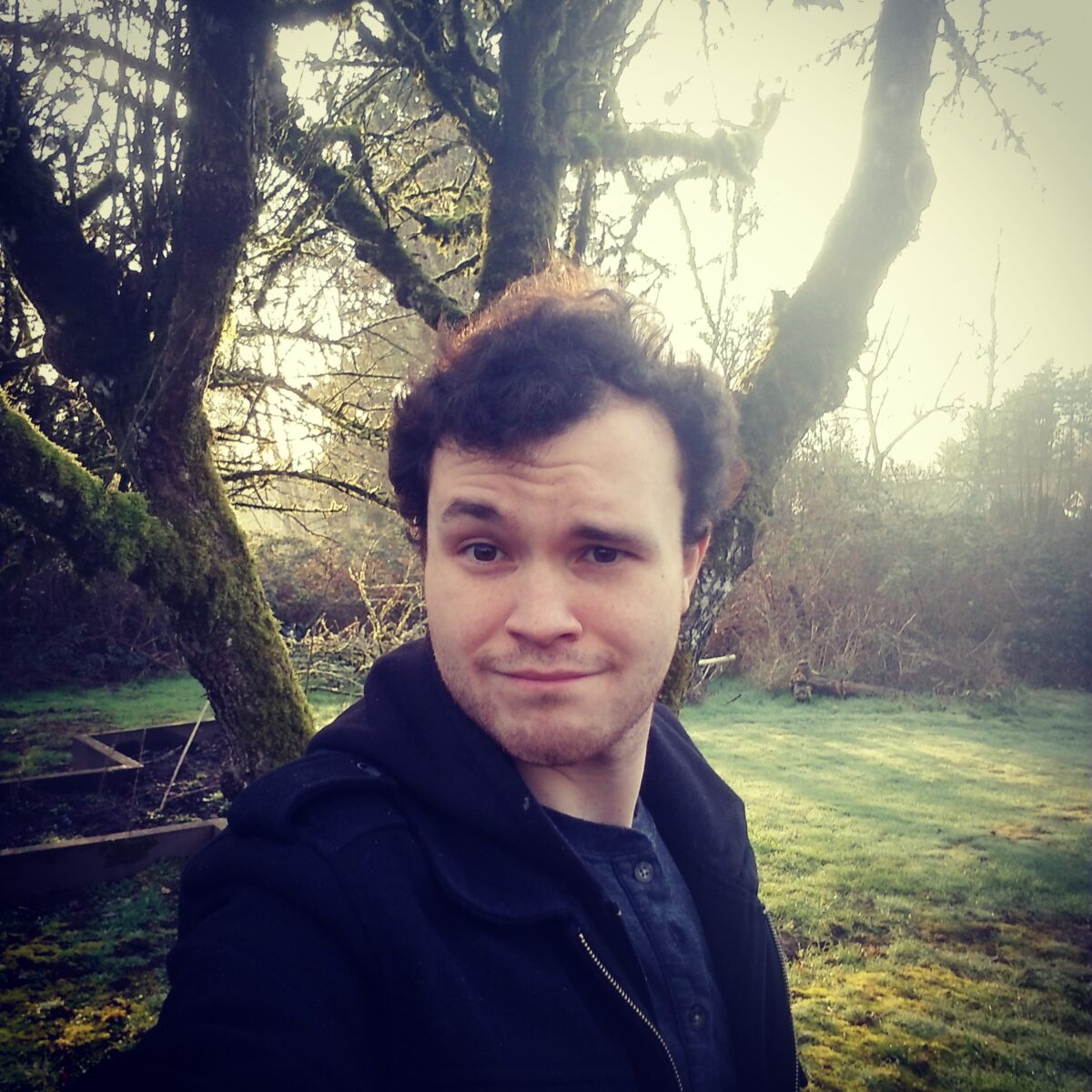 Anders Kass, story contributor, outdoors with a tree in the background.